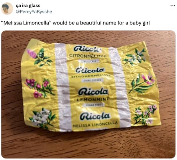 "Melissa Limoncella" would be a beautiful name for a baby girl