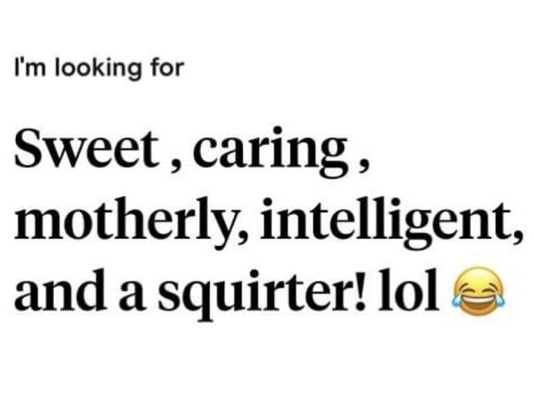 I'm looking for Sweet, caring, motherly, intelligent, and a