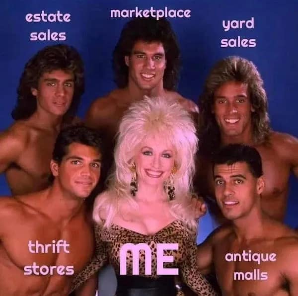 estate sales marketplace yard sales thrift stores ME antique malls