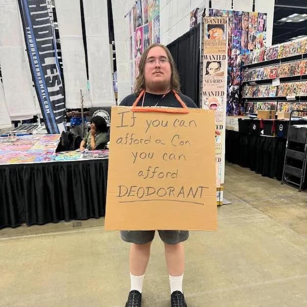 Lf you can afford a Con you can afford DEODORANT