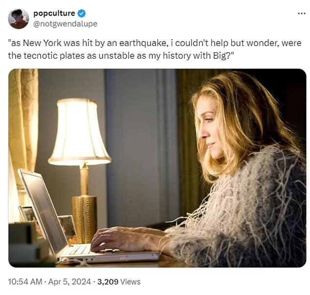 new york earthquake memes, NYC earthquake memes, new york earthquake reactions, Funny New York earthquake reactions, NYC earthquake humor