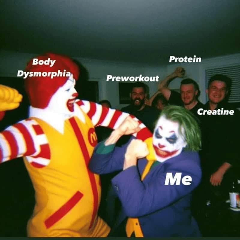 Body Dysmorphia Protein Preworkout Creatine Me
