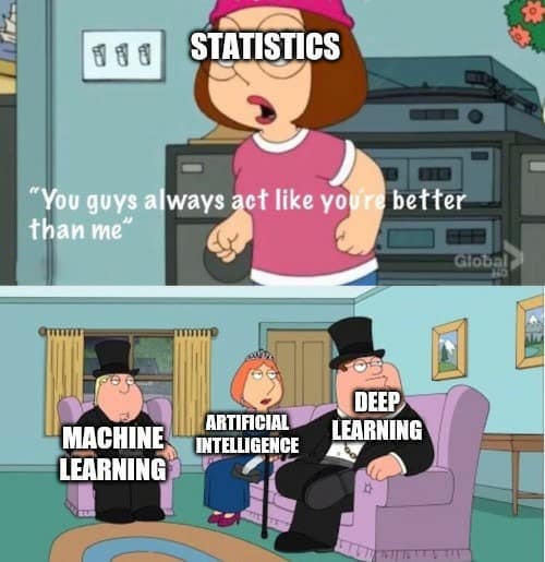 ai memes. STATISTICS "You guys always act like youre better than me" MACHINE LEARNING ARTIFICIAL INTELLIGENCE
