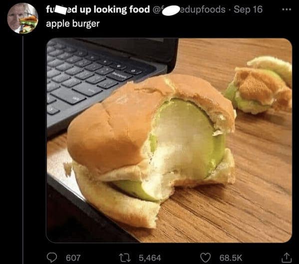 apple burger