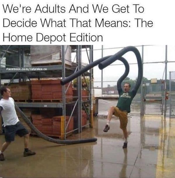 dad memes. We're Adults And We Get To Decide What That Means: The Home Depot Edition