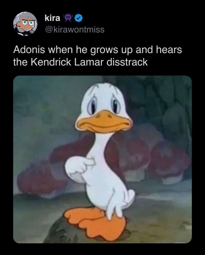 Drake vs Kendrick memes, rap feud memes, music beef tweets