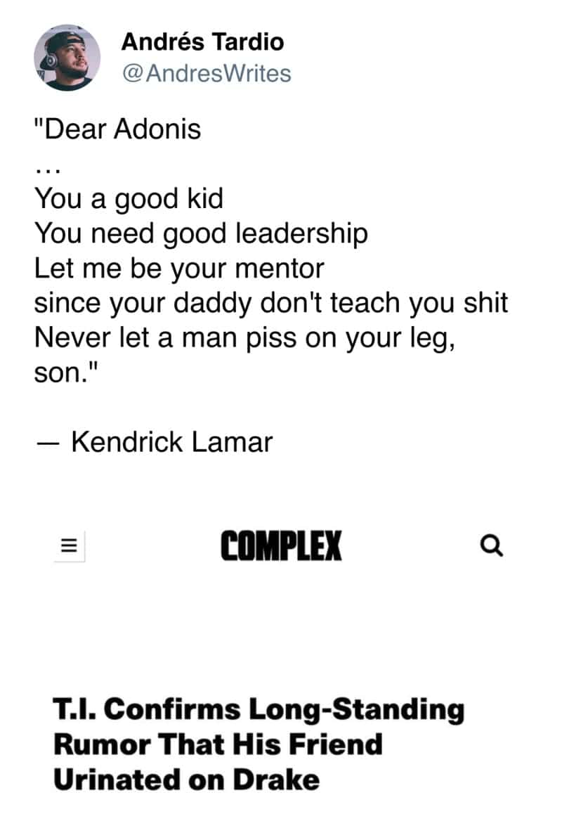 Drake vs Kendrick memes, rap feud memes, music beef tweets