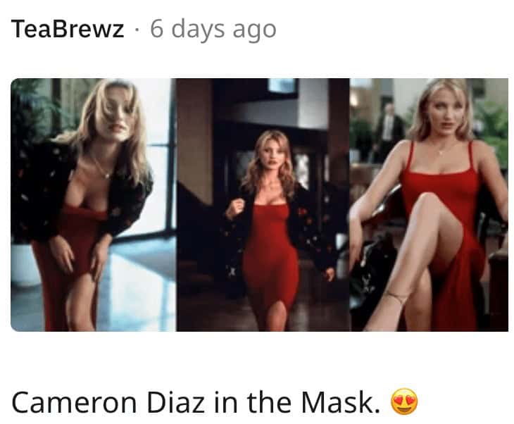 Cameron Diaz in the Mask.