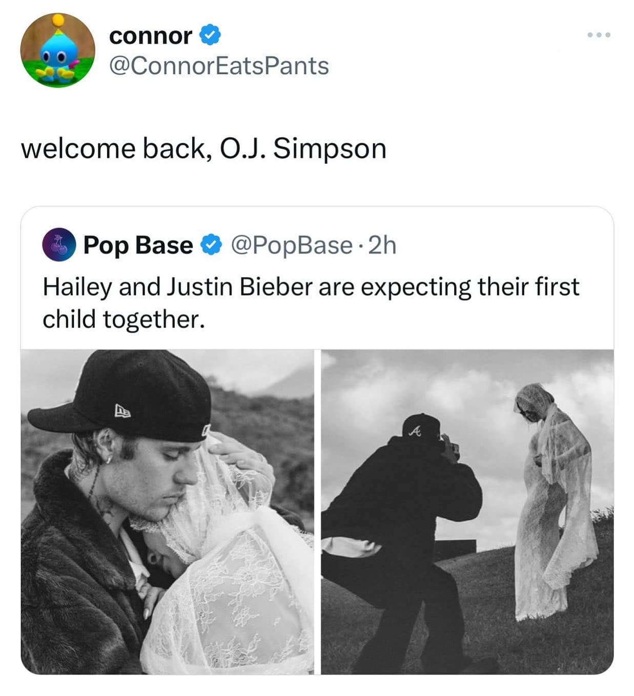 funny memes. Hailey and Justin Bieber are expecting their first child together.