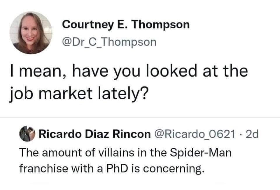 funny pics. I mean, have you looked at the job market lately?