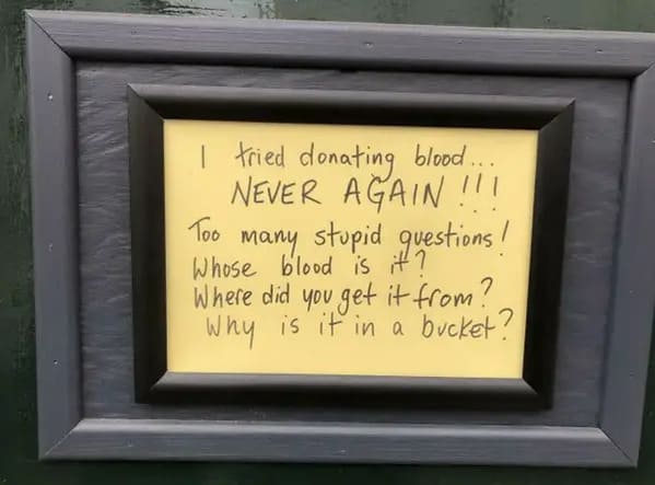 hilarious signs, public announcement mistakes, funny typos on signs, signage errors, absurd public notices