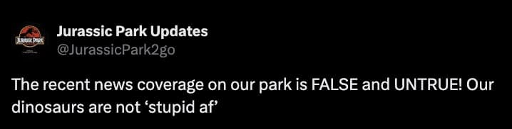 jurassic park updates