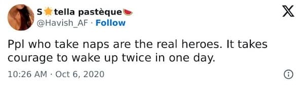 mental health memes. Ppl who take naps are the real heroes. It takes courage to wake up twice in one day.