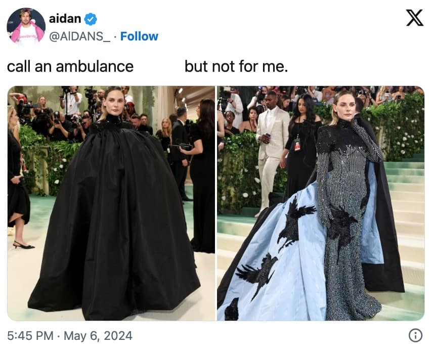 met gala 2024 memes, met gala memes, met gala outfits, met gala, met gala 2024