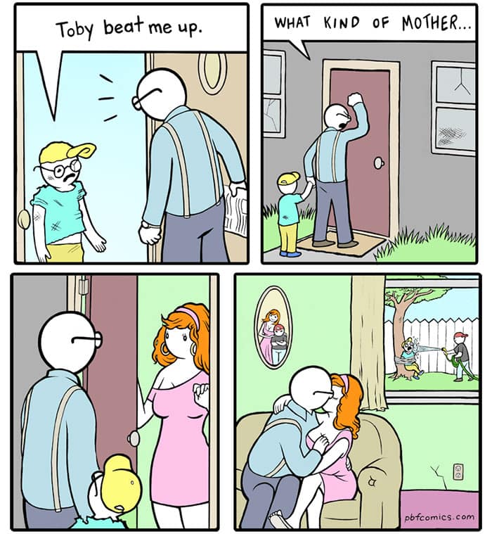 PBFcomics, funny webcomics, hilarious comics, internet humor, comic strips, humorous illustrations, web comic jokes