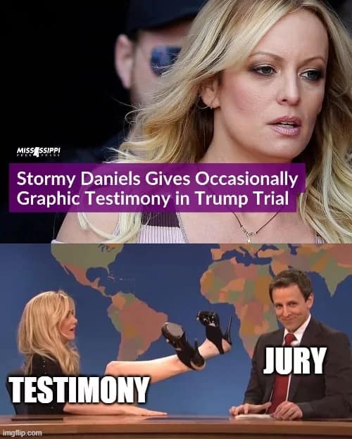 stormy daniels memes, Hush money jokes, Payoff scandal memes, Political humor memes, Celebrity legal battle memes, trump trial memes
