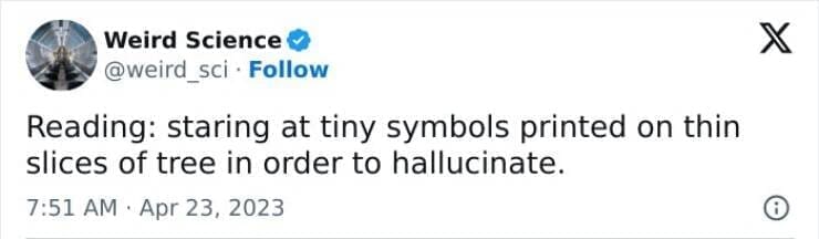 Weird science facts.