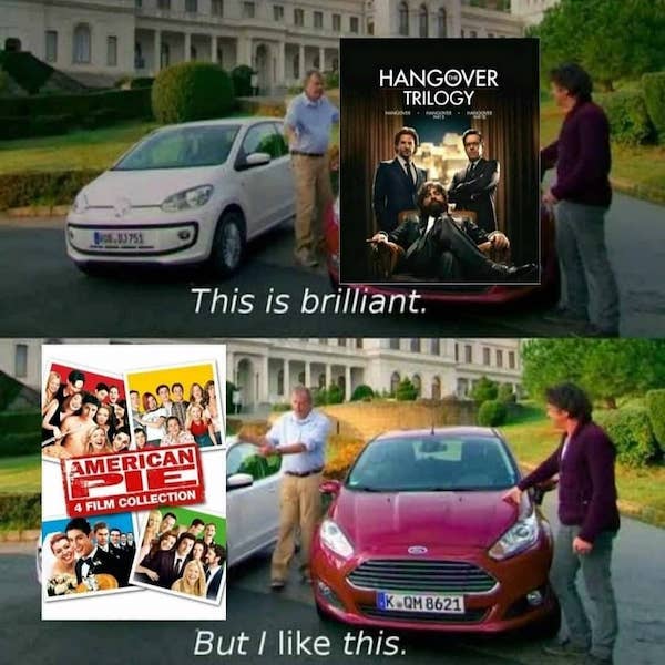 American Pie memes. This is brilliant. 023 AMERICAN 4 FILM COLLECTION But I like this.