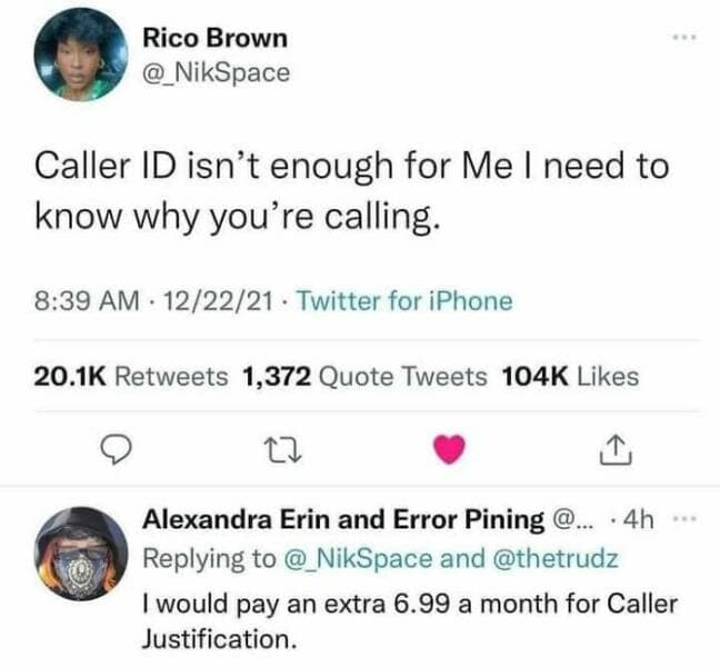 antisocial memes. Caller ID isn't enough for Me I need to know why you're calling.
