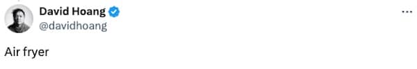 Air fryer