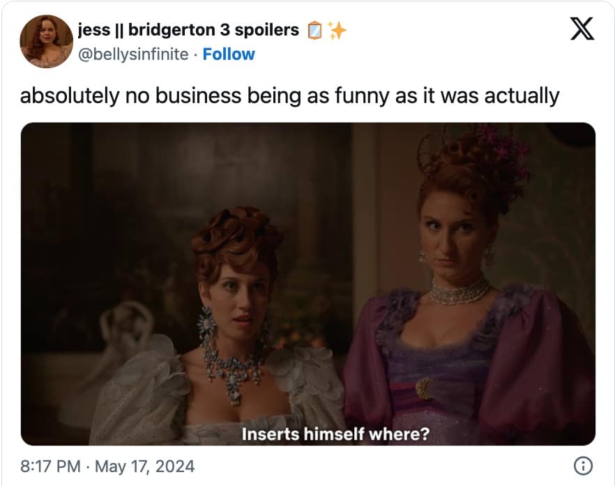 bridgerton season 3 memes, bridgerton memes, Bridgerton memes 2024, Bridgerton jokes, bridgerton reactions, bridgerton tweets