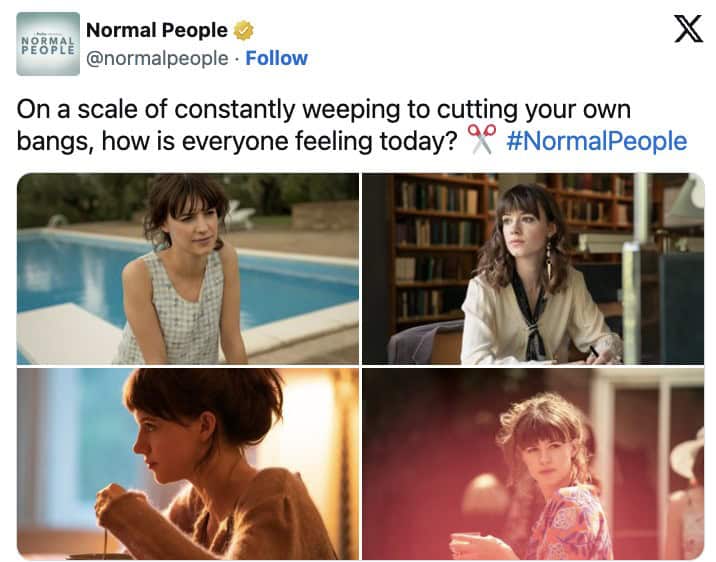 On a scale of constantly weeping to cutting your own bangs, how is everyone feeling today?
