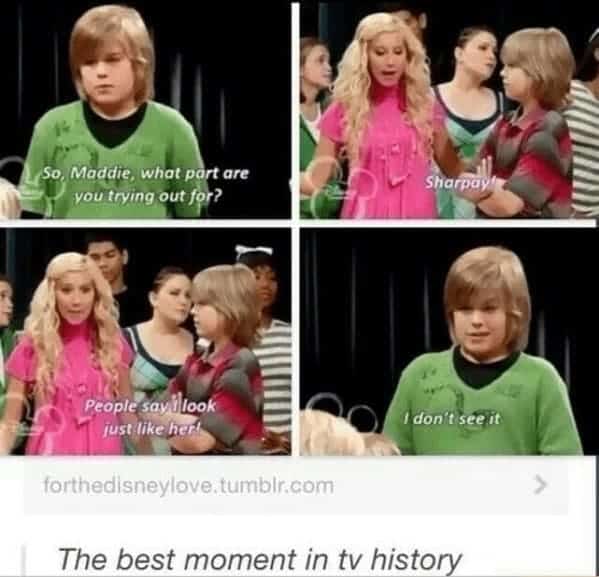 Disney channel memes.