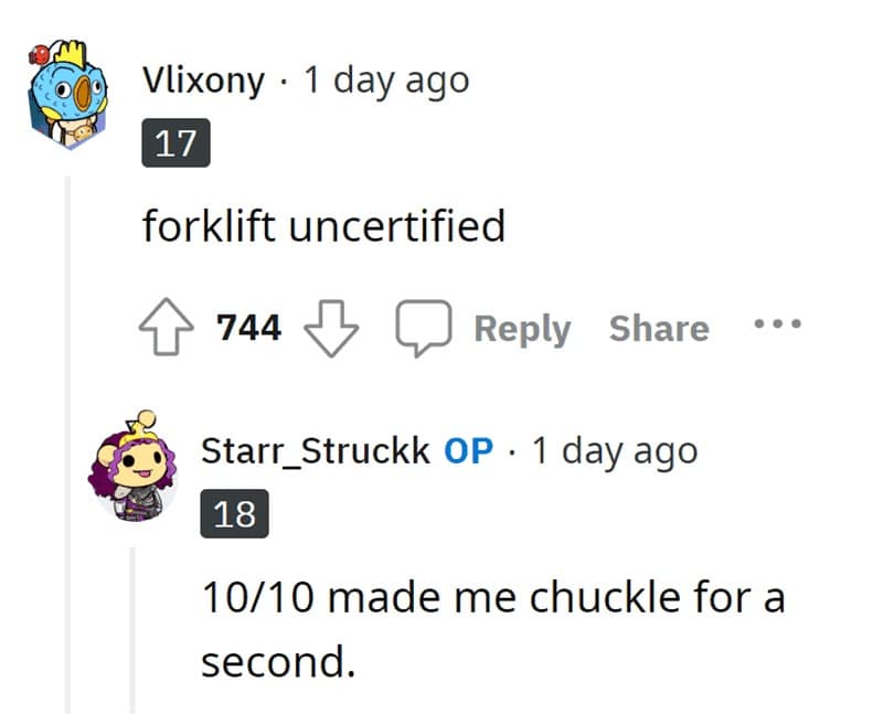 forklift uncertified