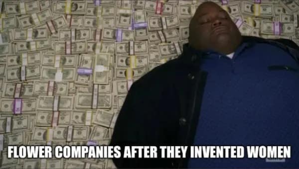 funny memes. FLOWER COMPANIES AFTER THEY INVENTED WOMEN