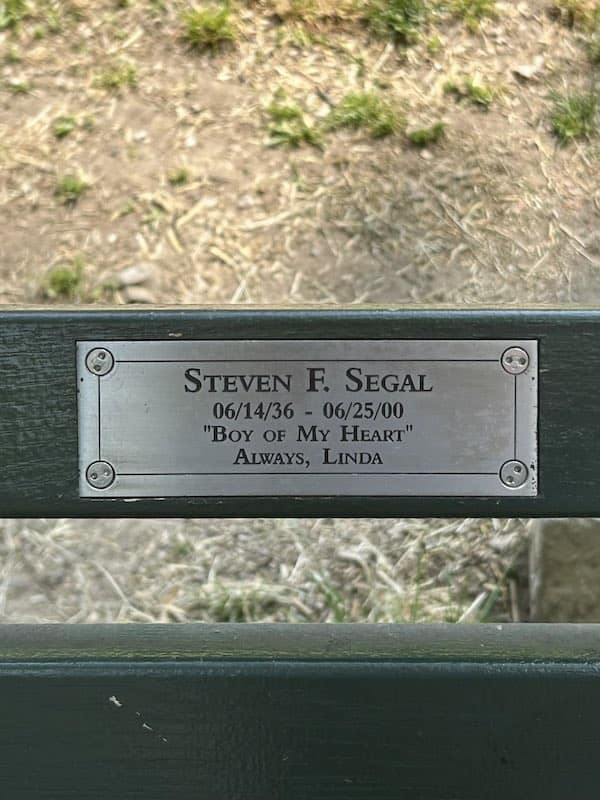 funny park bench plaques. "BOY OF MY HEART" ALWAYS, LINDA