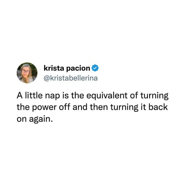 funny pics. A little nap is the equivalent of turning the power off and then turning it back on again.