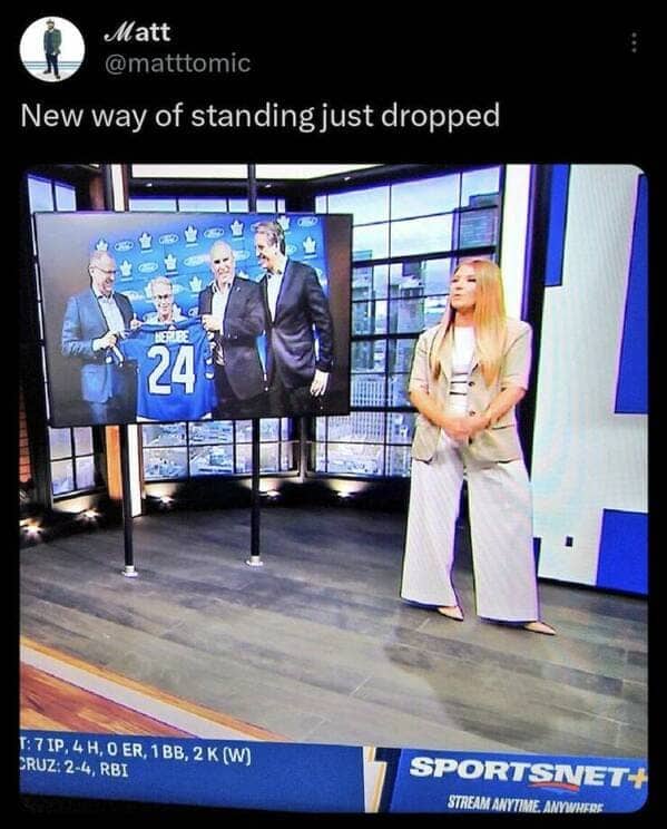 funny pics. New way of standing just dropped