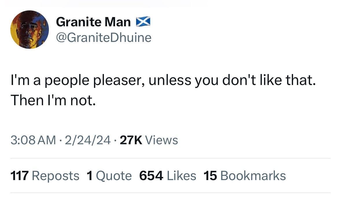 funny pics. I'm a people pleaser, unless you don't like that. Then I'm not.