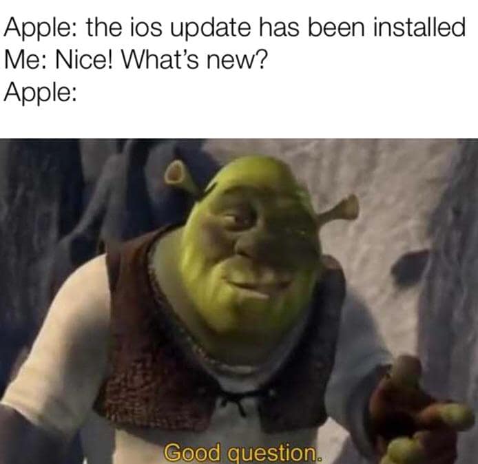 ios memes, ios update memes, apple memes, ios 18 memes, tech memes, funny iPhone memes, Mac memes, iPhone jokes, iPhone humor, iPhone jokes