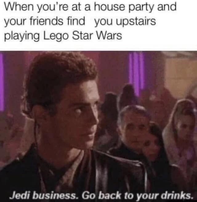 Jedi jokes, Star Wars humor, galactic memes