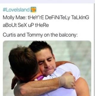 love island memes, trashy reality TV, dating shows
