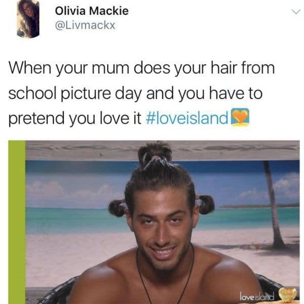 love island memes, trashy reality TV, dating shows