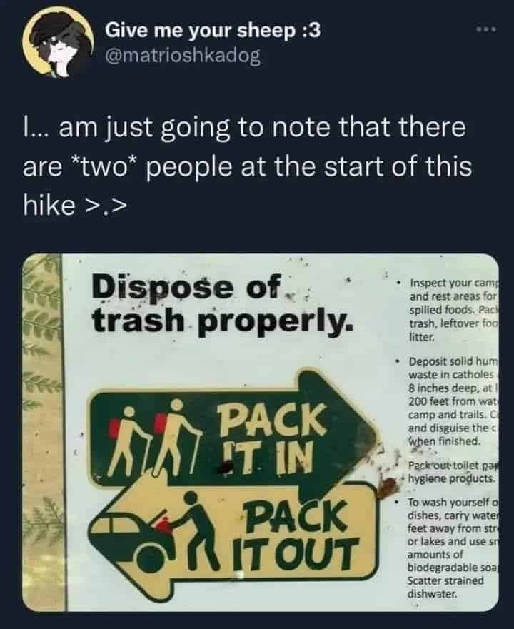 nature memes, outdoor memes, Hiking Memes, Funny Outdoor Content, Hilarious Camping Stories, Amusing Hiking Fails, Wilderness Humor, Backcountry Jokes, Forest Funnies