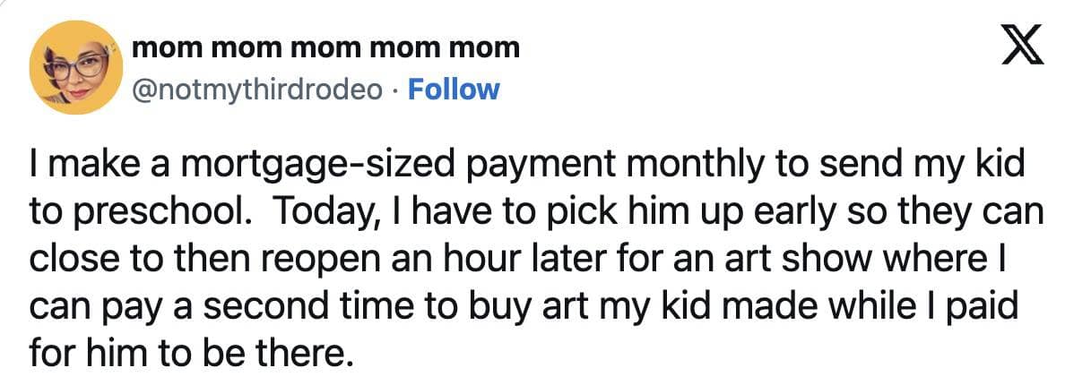 preschool memes, funny tweets from parents