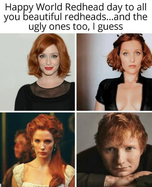 redhead memes.