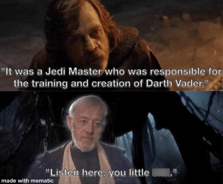 star wars memes, jedi memes, lightsaber humor, Sith jokes