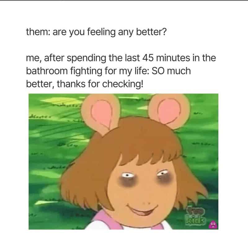 tummy ache memes, stomach pain jokes: bellyache jokes, gut-wrenching jokes