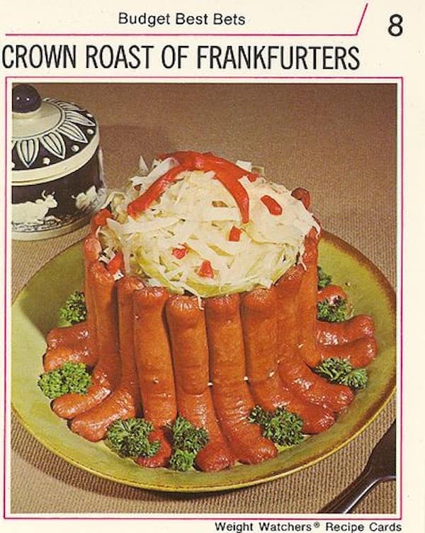 CROWN ROAST OF FRANKFURTERS