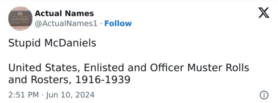 worst names, funny names, old census records, hilarious historical names, amusing historical names, comedic historical names