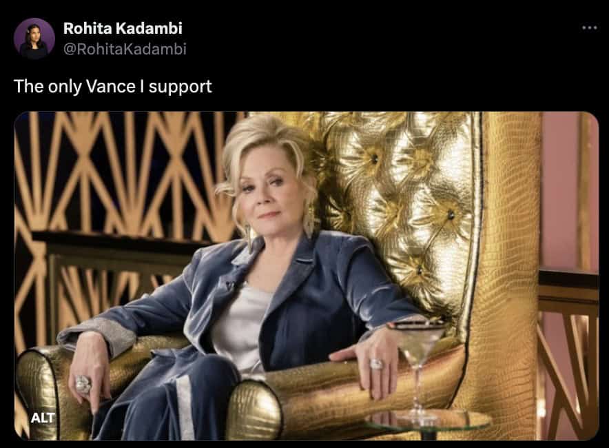 JD vance memes, JD vance reactions, political satire, election humor, Trump VP pick jokes, JD Vance humor, political memes, VP candidacy laughs