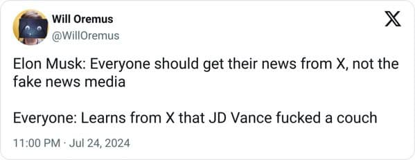 JD vance couch memes, JD vance memes, Hillbilly Elegy memes, Political humor