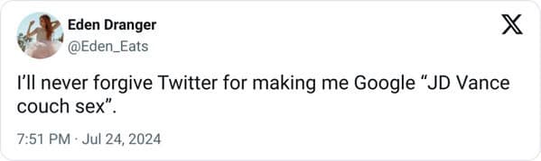 JD vance couch memes, JD vance memes, Hillbilly Elegy memes, Political humor