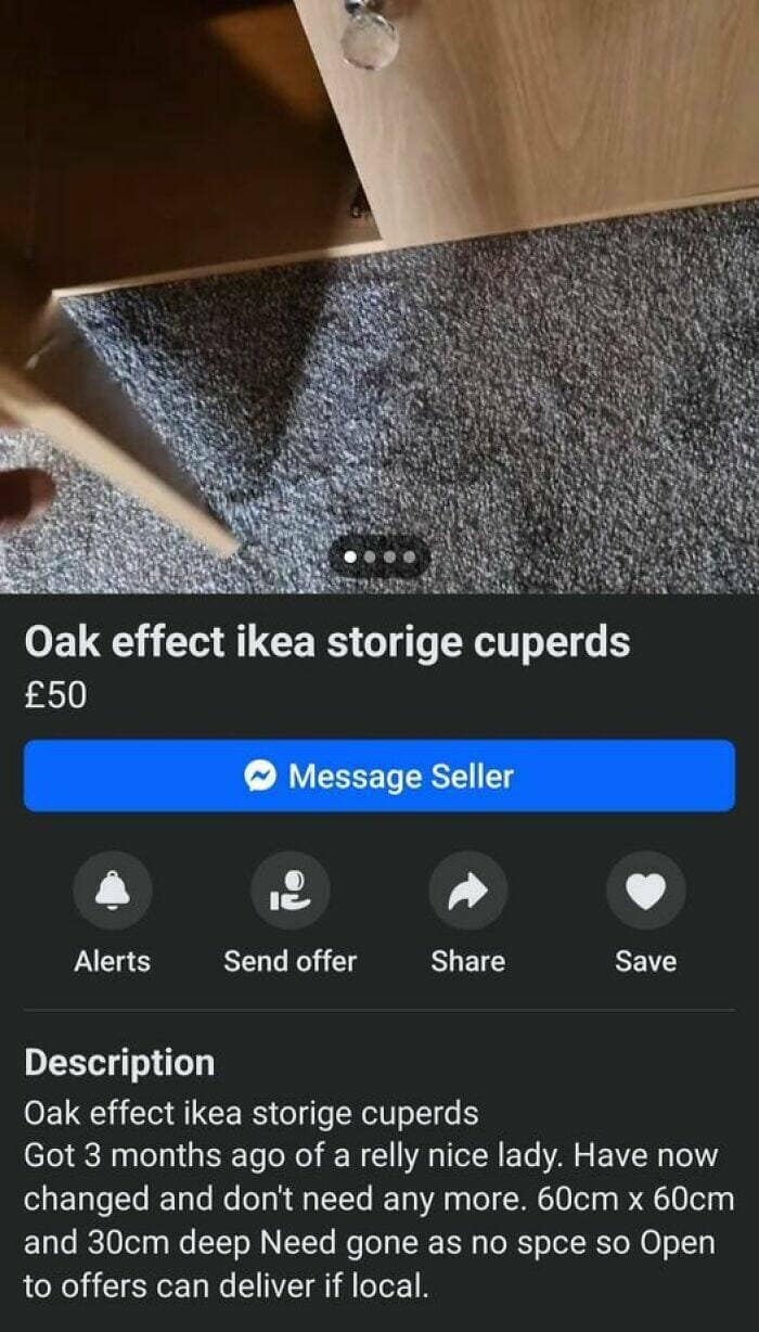 Oak effect ikea storige cuperds