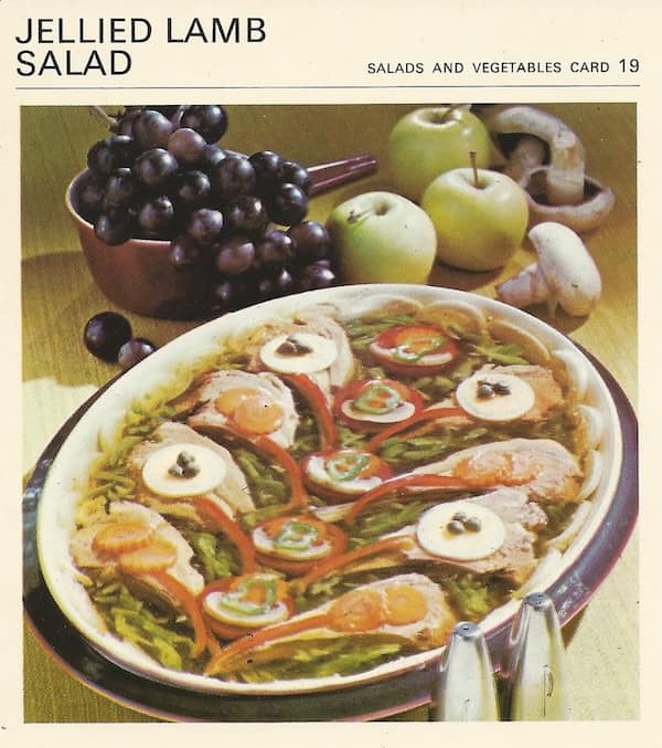 cursed food, weird food pics, vintage recipe books, strange food photos, unusual food images, old cookbooks, retro recipe collections