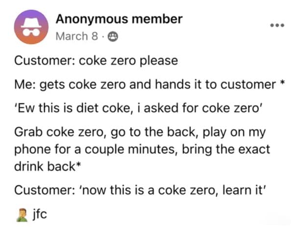 customer service memes, dumb customer stories, funny server stories, customer service jokes